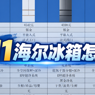 海尔冰箱怎么选？家宴、小红花、山茶花、麦浪、云溪、大海鲸解析