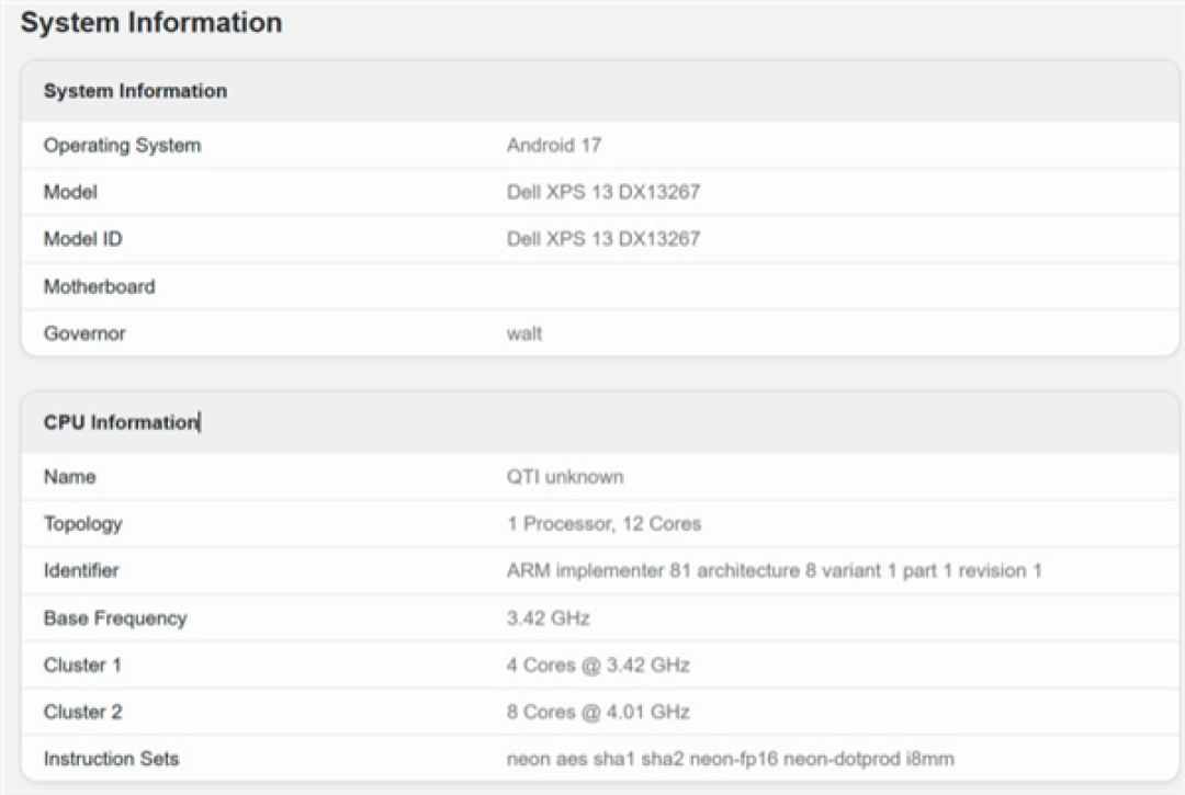 10月5日发布!戴尔首款XPS Googlebook曝光:骁龙X Elite+32GB内存