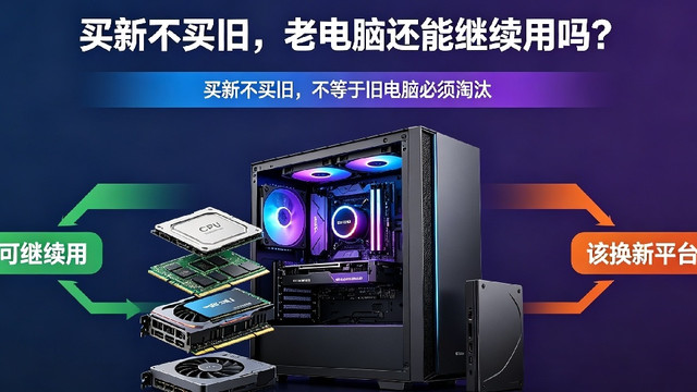 电脑买新不买旧？老配置还能不能继续用