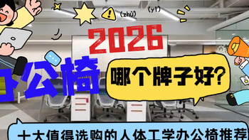 办公椅哪个牌子好?2026十大值得选购的人体工学办公椅推荐