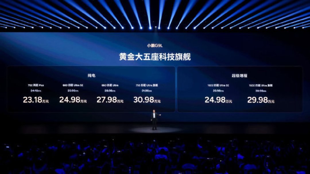 发布会现场“有点安静”,顶配交付却排到13周:小鹏G9L上市的24小时——23.18万是限时价、11月15日24点截止,纯电还是增程、Max还是Ultra SE,六版本差价逐档拆开再决定锁不锁单