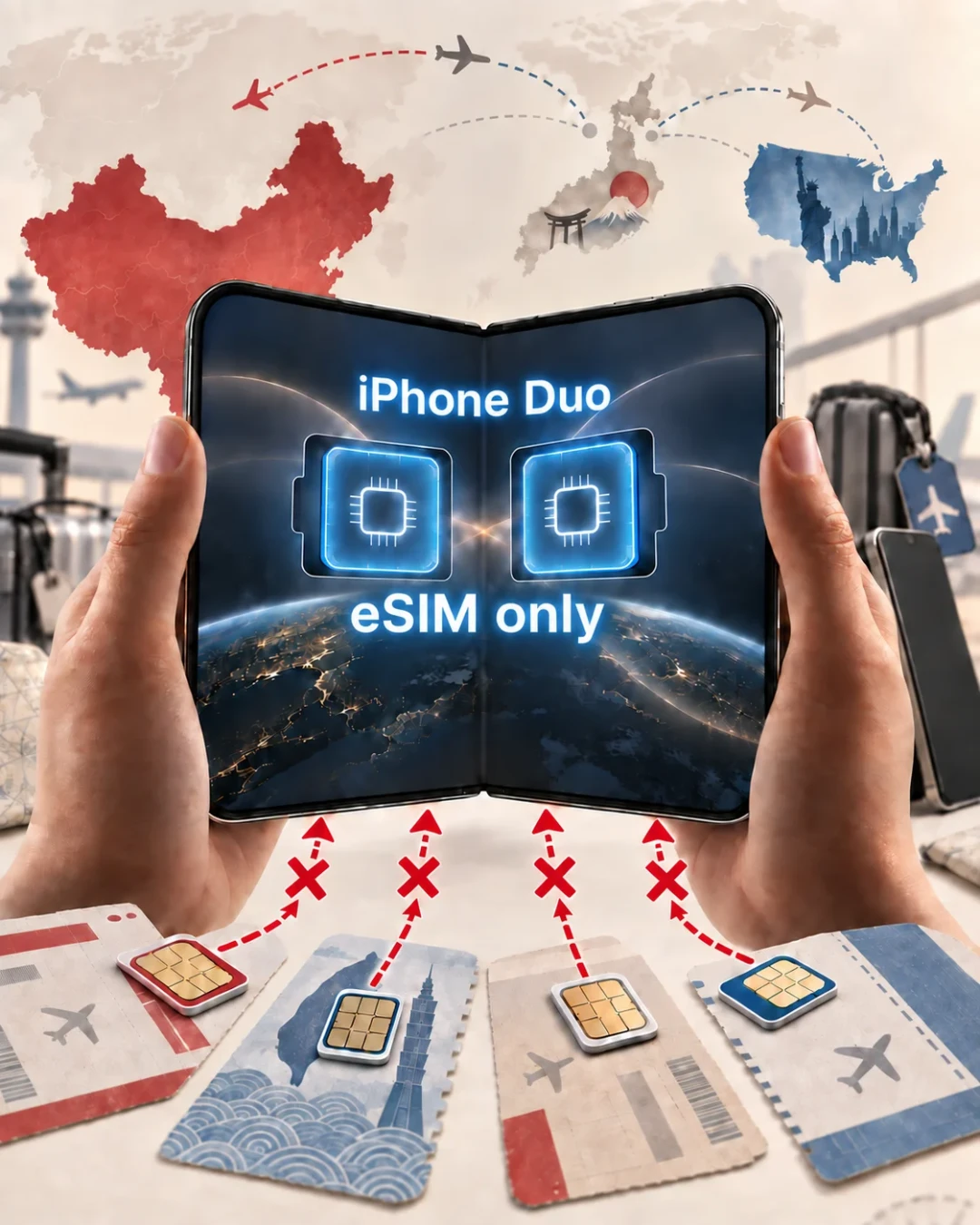 iPhone Duo 只认 eSIM，电信用户的换机账先算清：对完三大运营商 9 月口径，移动已全量、联通放开白名单、电信机型清单还停在 6 月，5 类会被拦的号码状态都排好了