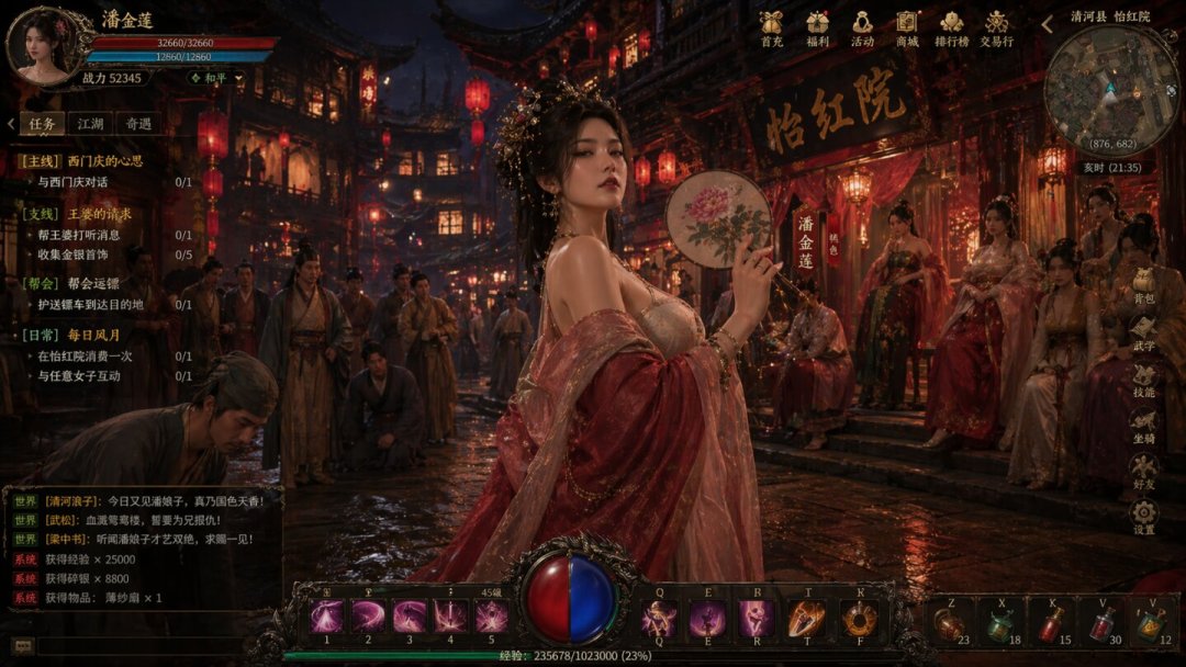 你刷到的《金瓶梅》3A