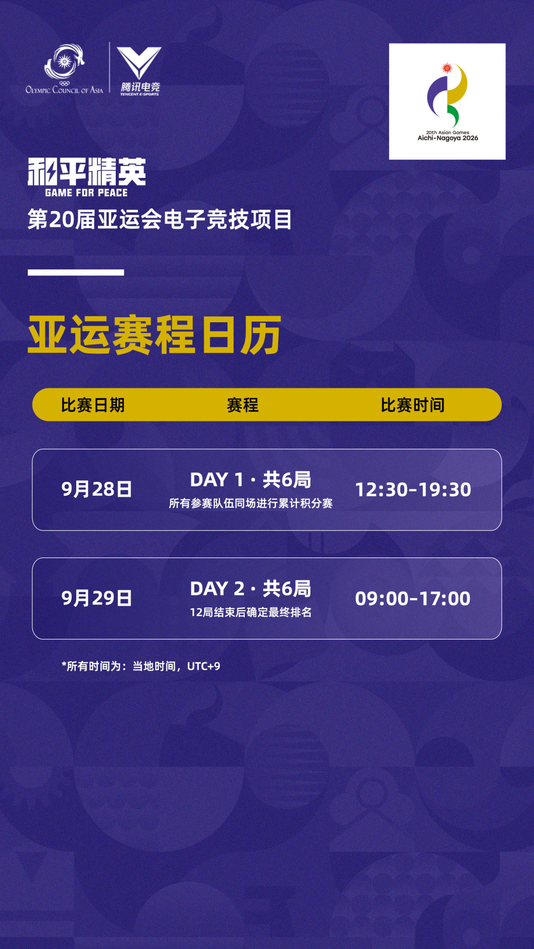 亚运会11个电竞项目只有4个进中国队,而这4个恰好全是国产游戏——名古屋观赛日历与争议清单