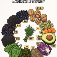 秋季养发乌发｜一图看懂养发食材清单（附“五黑豆浆”配方分享）