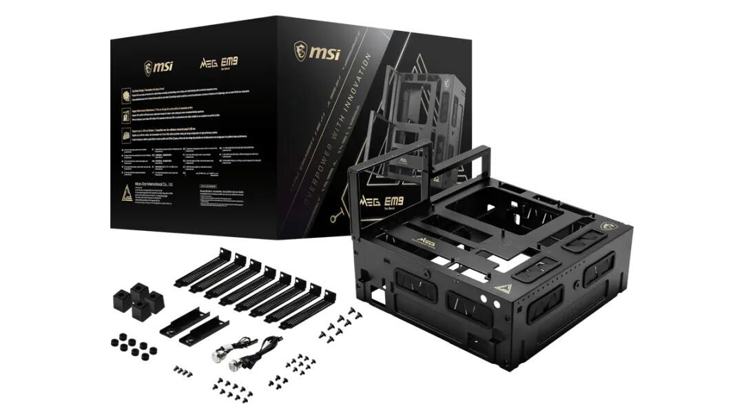 微星发布MEG EM9开放式测试平台,可支持E-ATX主板和420mm冷排