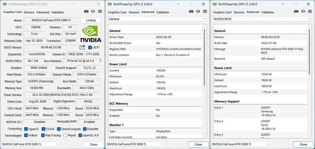 映众RTX 5060 Ti 16GB PRO显卡评测：极致的薄换来优秀适装性