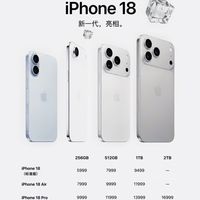 iPhone18系列四款机型怎么选?差别大吗?