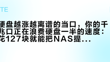 硬盘越涨越离谱的当口，你的千兆口正在浪费硬盘一半的速度：花127块就能把NAS提速到2.5G——我把磊科127元四口机的实拆、B站12万播放万兆教程的热评和20块USB网卡的68条翻车评论对了一遍，理出三条提速路线、四类人的升级账和六个坑