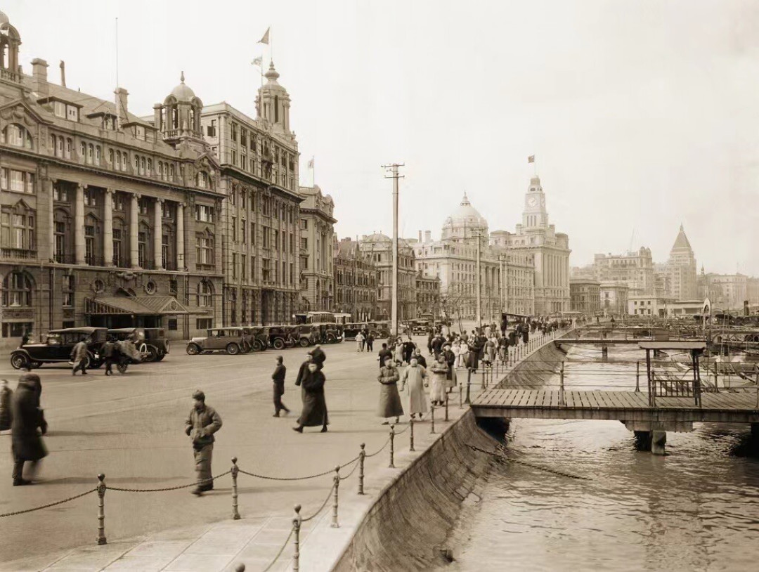 1920-30年代上海外滩街景老照片