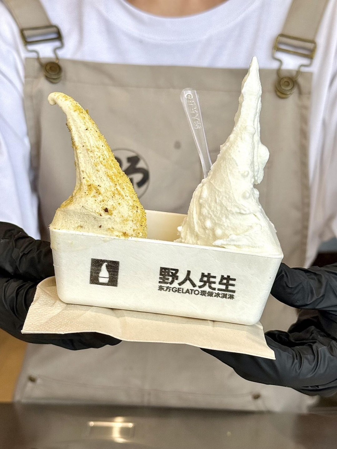 在家做gelato冻成砖头?野人先生热搜没聊的门槛:门店那份软,是靠-12℃和190管出来的