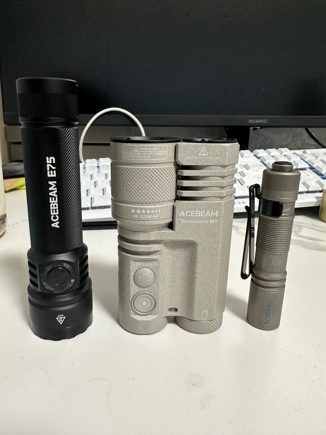 9599元、官方店不上架、签了协议才拿到:ACEBEAM白激光三段账本,W10 Pro、M1 2.0、W50 2.0哪档上车
