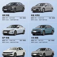 10万内省油通勤轿车🔥打工人代步闭眼参考
