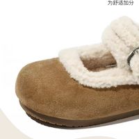 挖到女儿本命冬鞋｜百丽加绒勃肯毛毛鞋
