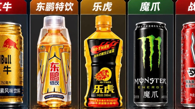 市面上主流的五款功能饮料比拼，哪个喝完最提神？