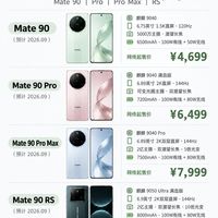 Mate90这波堆料太猛❗Pro Max直接杀疯