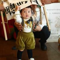 纯棉背带裤套装，男宝周岁穿它值爆了