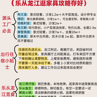 佛山乐从龙江逛家具攻略存好