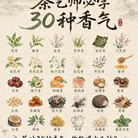喝茶总说好香？带你解锁30种茶叶神仙香气