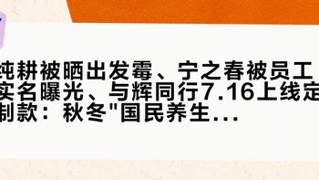 纯耕被晒出发霉、宁之春被员工实名曝光、与辉同行7.16上线定制款：秋冬国民养生袋裂成四种货——对完配料四流派字典、瓶身三查、吸收和血糖两本账、不到1块到5块6一袋的价梯，这袋怎么买、谁别碰，理清了