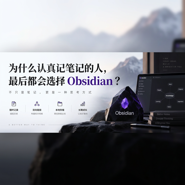 为什么认真记笔记的人，最后都会选择 Obsidian？