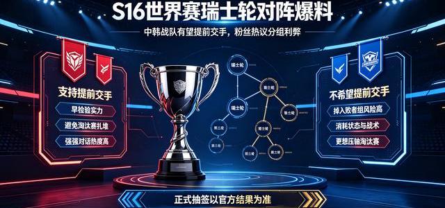 S16瑞士轮分池出炉，中韩首轮就要刀锋相向？LPL四队签运全解析
