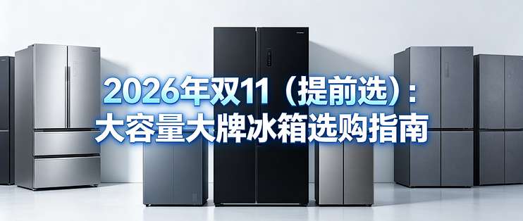 2026年双11（提前选）：大容量大牌冰箱选购指南