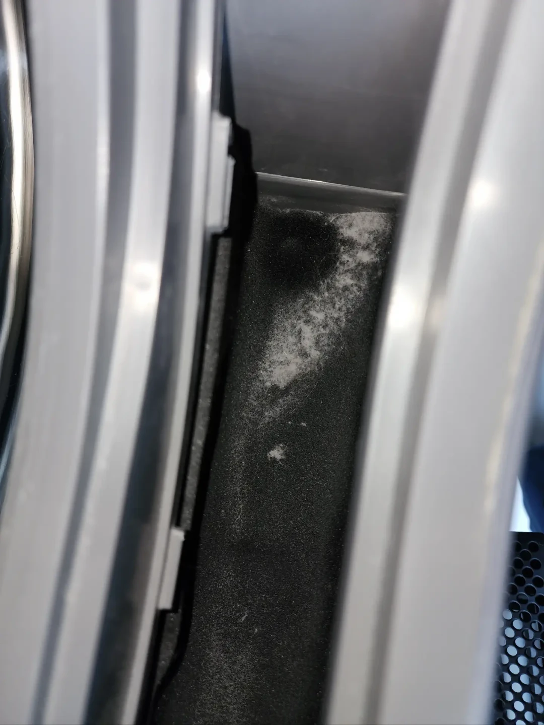 烘干机滤网一次使用后的漏毛量