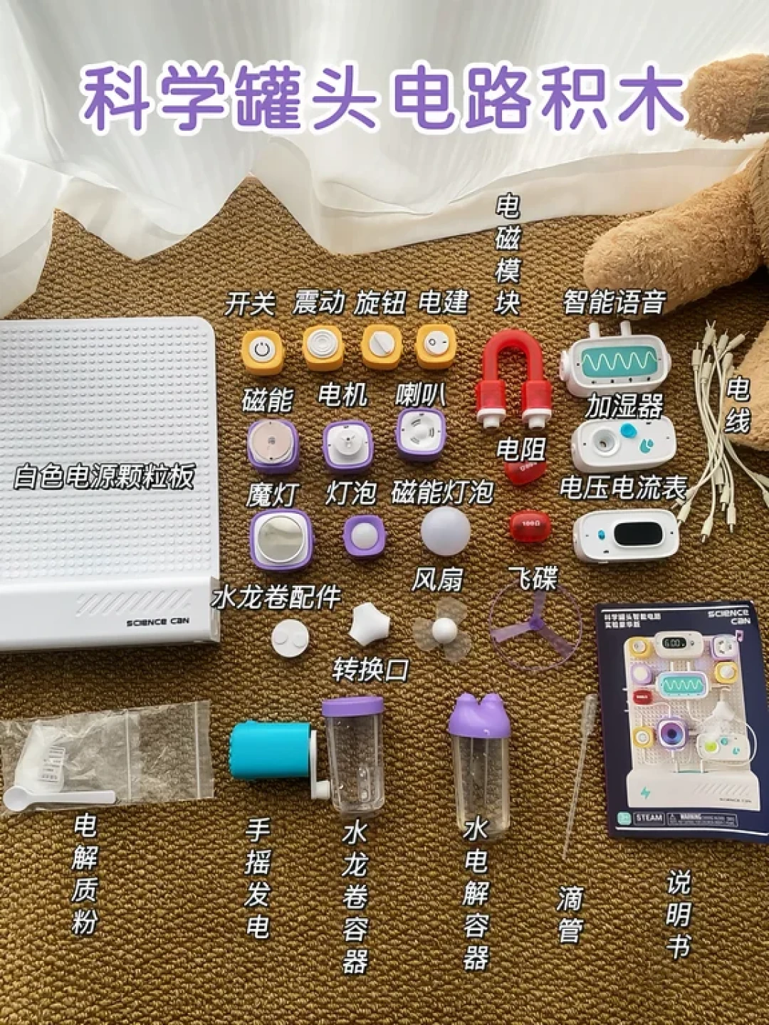四年级都在学电，家长抢着买科学罐头电路积木——可它官方标注的适龄是3-6岁