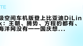 极空间车机版登上比亚迪DiLink：王朝、腾势、方程豹都有、海洋网没有——国庆想让NAS上车，我把官方口径和车主实评对了一遍