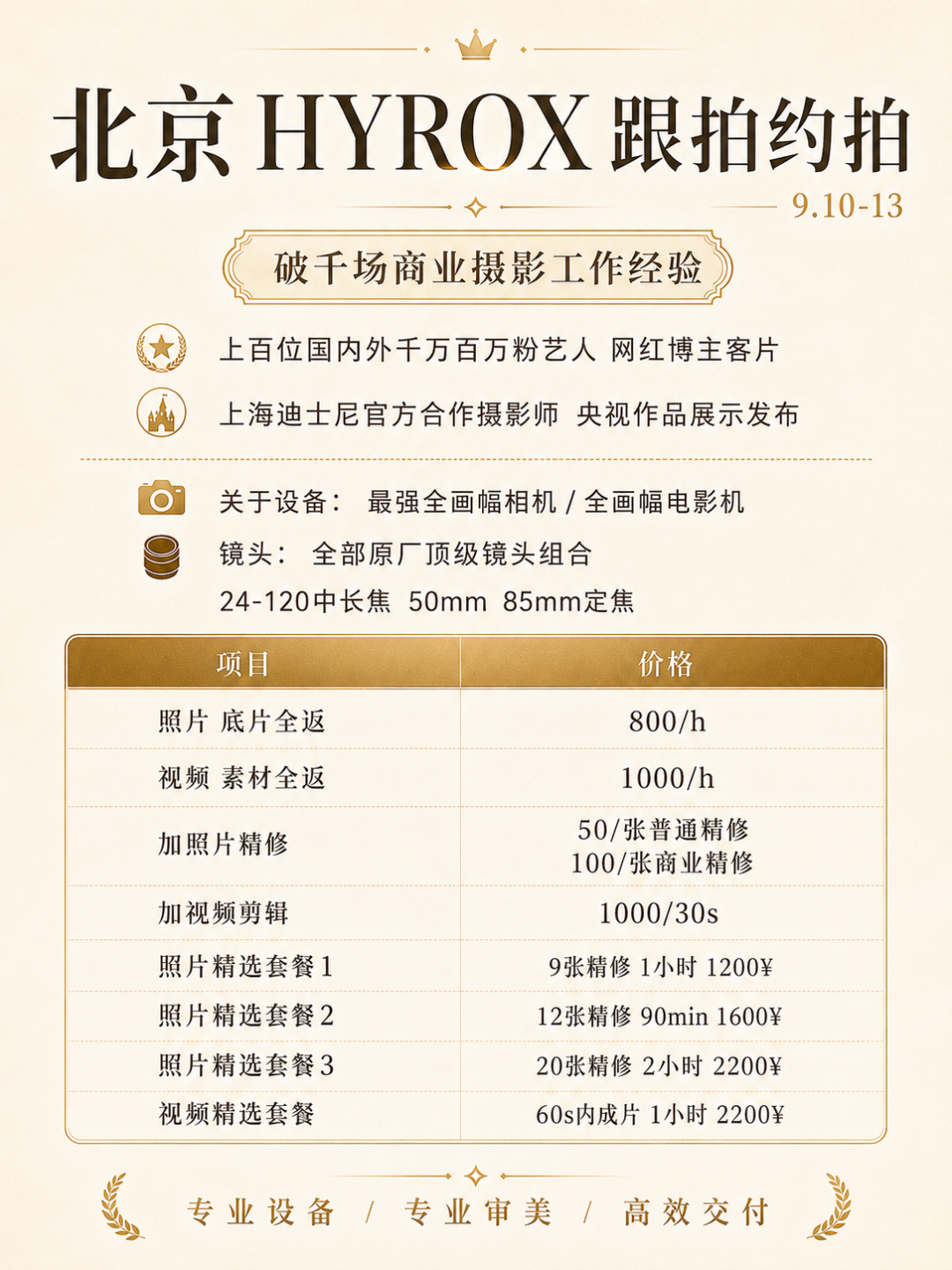官摄要买、跟拍600起步:HYROX比完之后,你的第二笔钱可能花在九宫格上