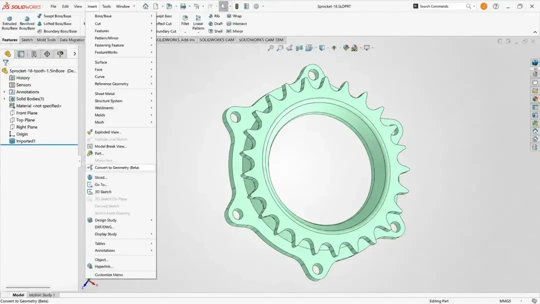 SOLIDWORKS 2027 发布:STEP 转参数化、对话出图,AI 进 CAD 前机械人先看清这五件事