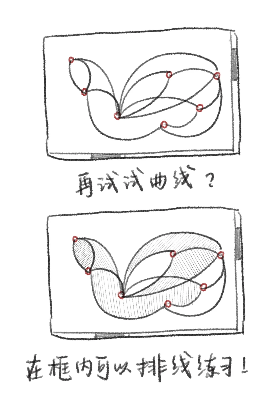 数位板到手两周还画不直?翻完两篇热帖近500条评论,驯服手眼分离最快的办法居然是玩抓大鹅