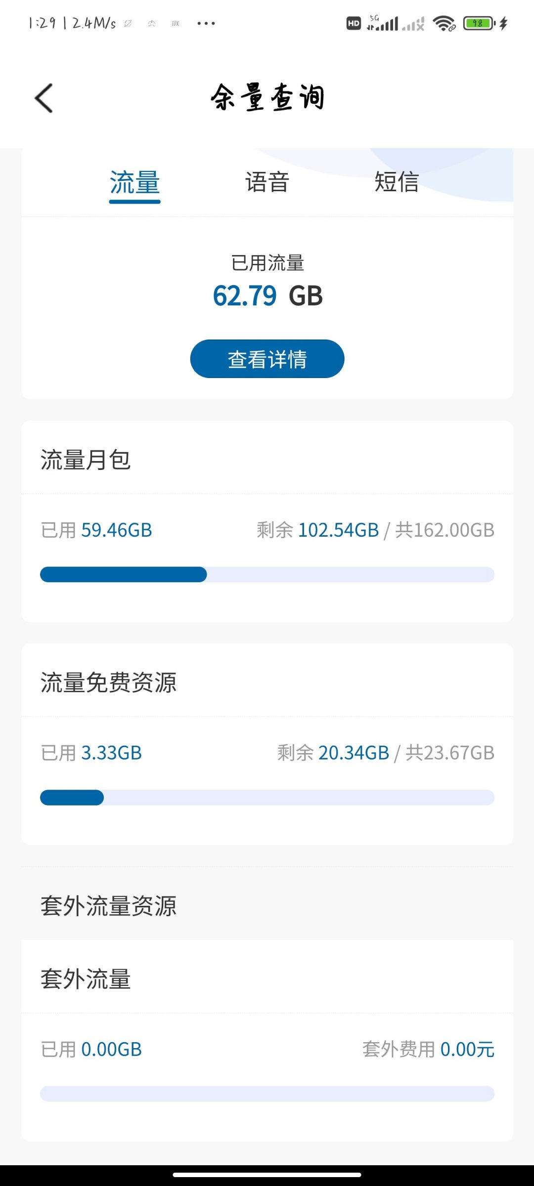 广电卡的流量突然