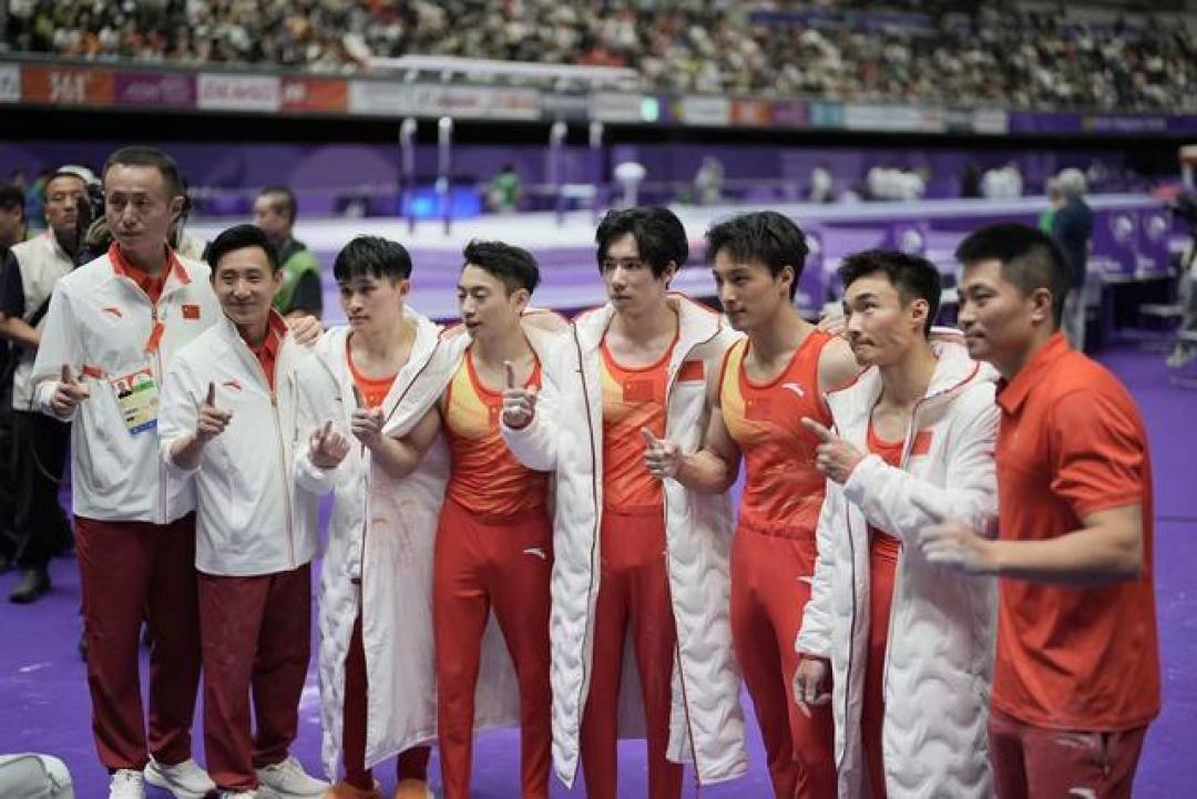 力克日本双奥运冠军！张博恒克服伤病卫冕亚运体操全能金牌