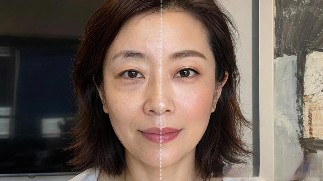 不画扮熟眼线不用厚重粉底液,用减法美学轻松打造清爽原生感