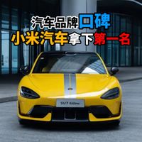 汽车品牌新榜单小米第一特斯拉第十