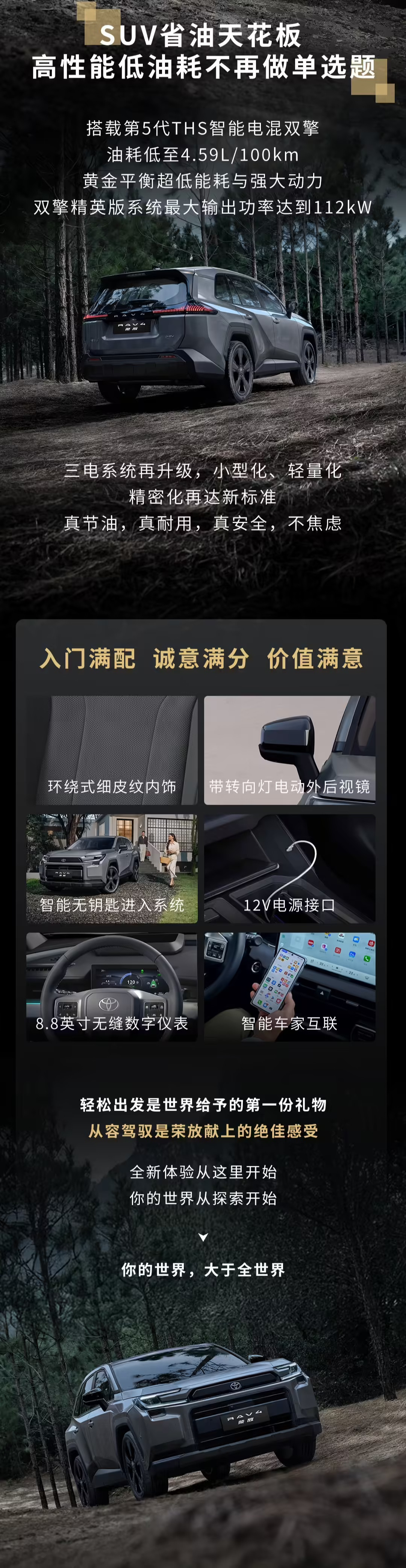 RAV4荣放探野版标价14.40万元,进店前先问自己有没有旧车
