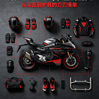 骑张雪500RR，装备别乱买：从头盔到护具的“刀刃清单”