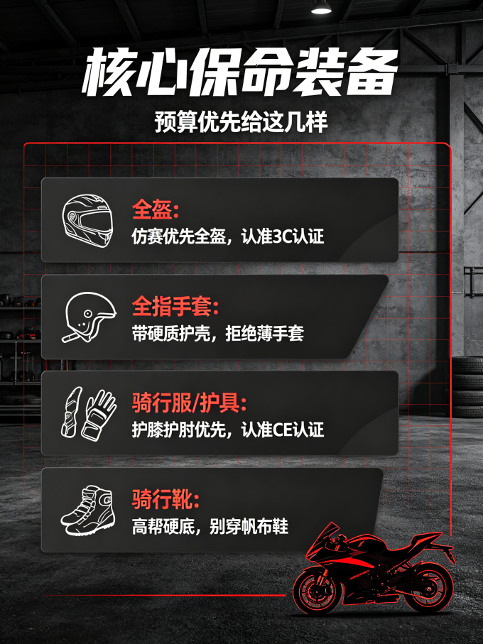 摩托车骑行装备