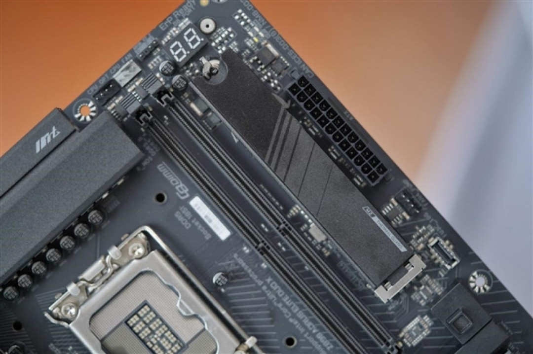 5个M.2插槽堆满!技嘉Z890 AORUS ELITE DUO X主板图赏