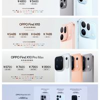 OPPO Find X10系列定价合理，4999元起