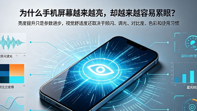 为什么手机屏幕越来越亮，却越来越容易累眼