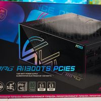 微星 MPG Ai1300TS PCIE5 月神：面向下一代旗舰的稳定供电方案