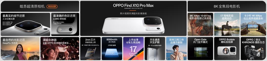 OPPO Find X10 系列今日发布 首发「哈苏超清原相机」+ 三 2 亿镜头群