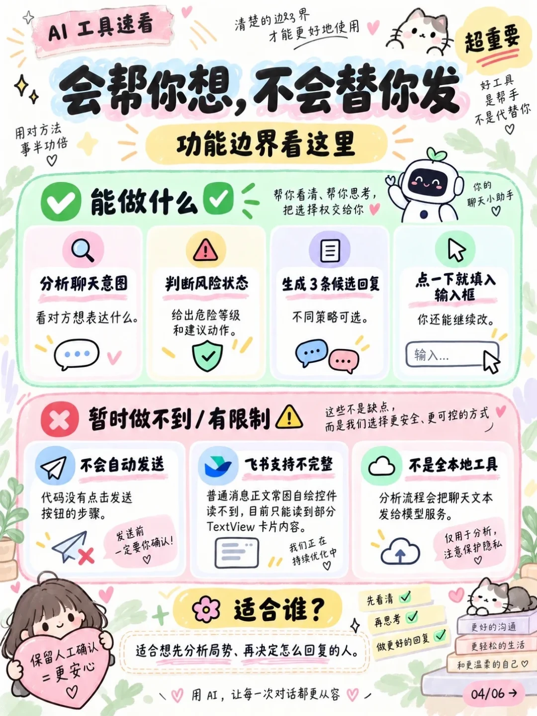 有人往微信里塞了个AI「参谋」:能听懂潜台词、替你拟回复、只填不发——屏幕权限给不给、会不会封号、判断准不准,替你捋清了