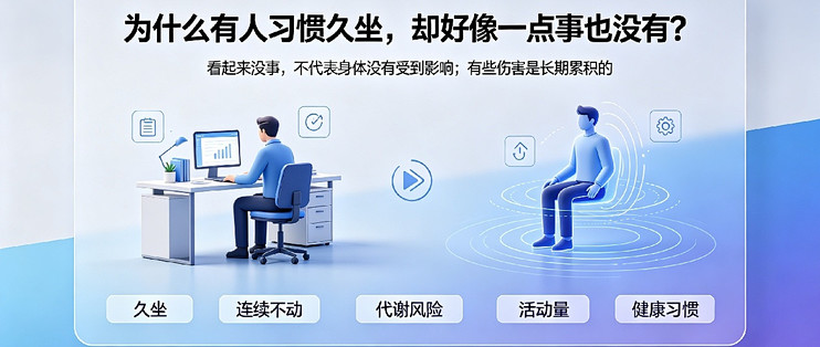 为什么有人习惯久坐，却好像一点事也没有？