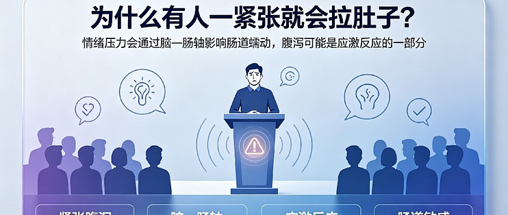 为什么有人一紧张就会拉肚子？