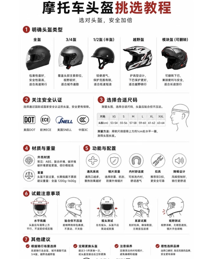 摩托车骑行装备