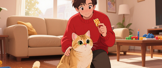 我家猫魔怔了！破洞旧毯子谁碰它就跟谁急！